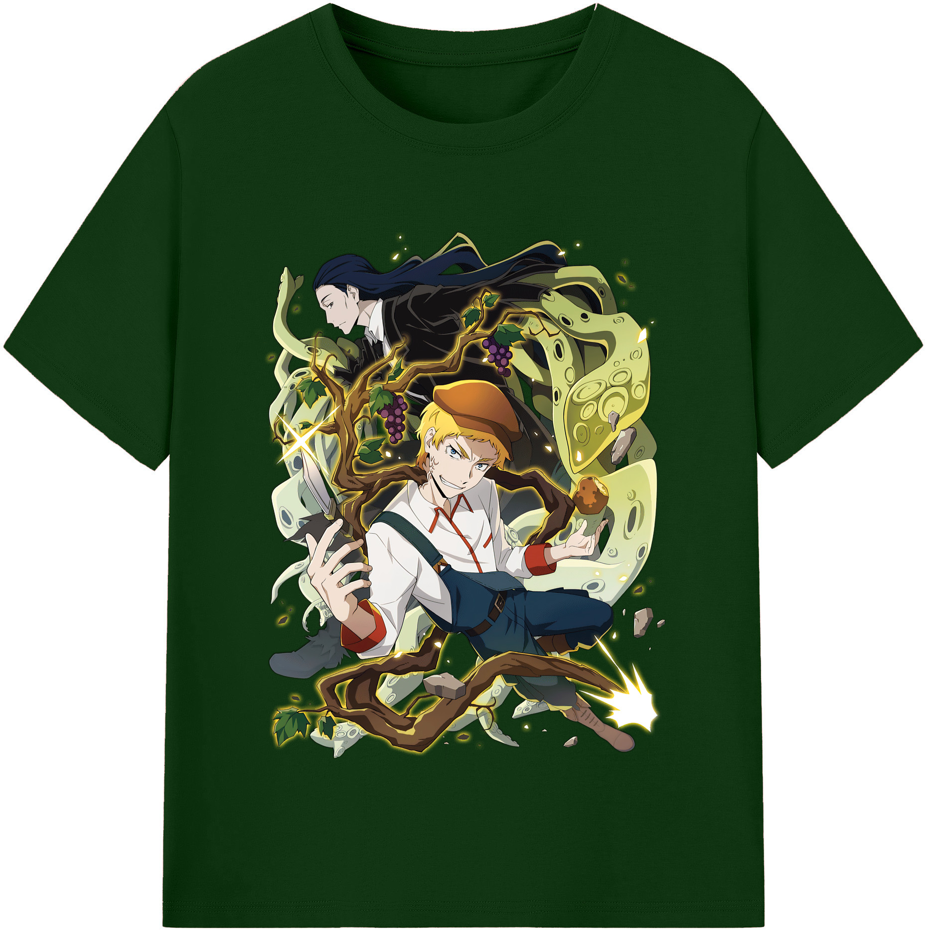 （画像用） 文豪ストレイドッグス Bungo Stray Dogs 綿100％半袖Tシャツ（フロントプリント）